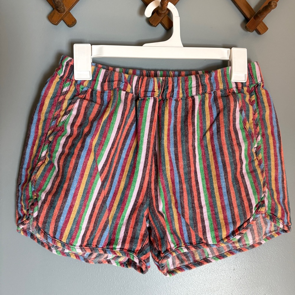 Madewell Multicolor Striped High Waist Shorts
